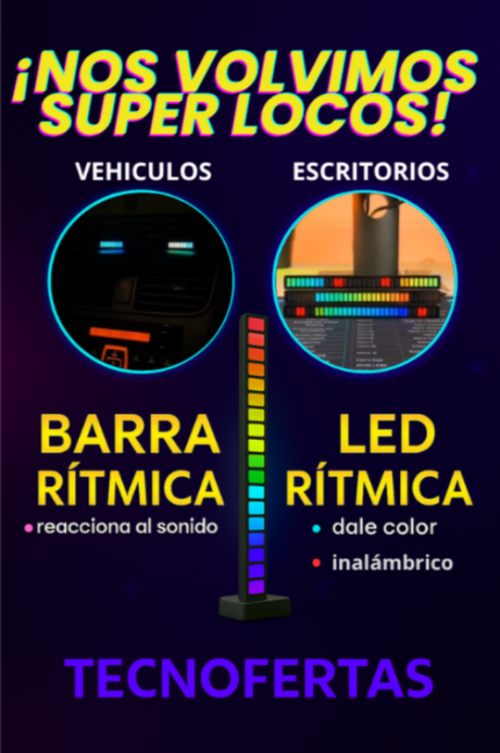 Barras led ritmicas